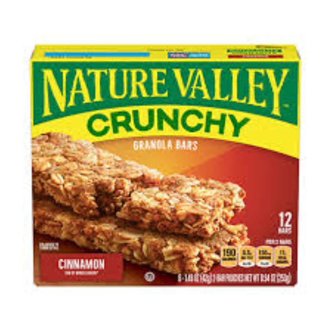 NATURE VALLEY GRANOLA BARS CINNAMON 252GM
